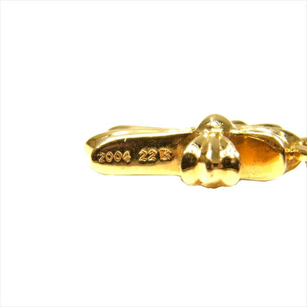 CHROME HEARTS クロムハーツ（原本無） 22k CH CRS BBY FAT ベビー ファット チャーム ペンダントトップ ゴールド系【中古】