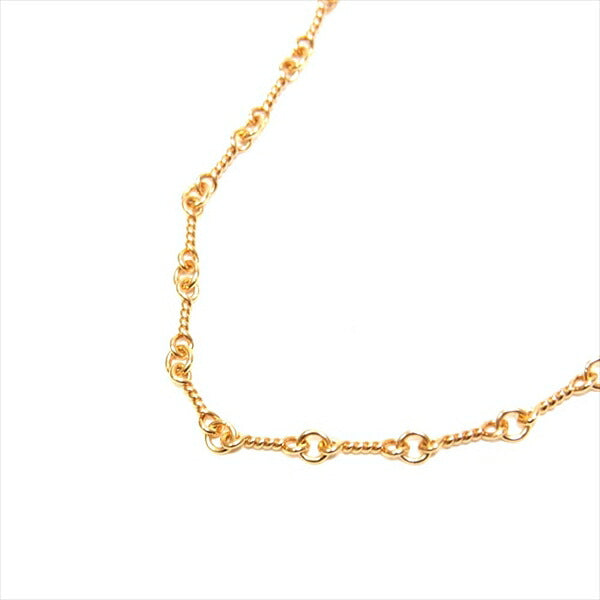 CHROME HEARTS クロムハーツ（原本有） 国内正規店原本付属 CHROME HEARTS 22K NECKCHAIN T18 18インチ ツイスト チェーン ゴールド ネックレス ゴールド系【美品】【中古】