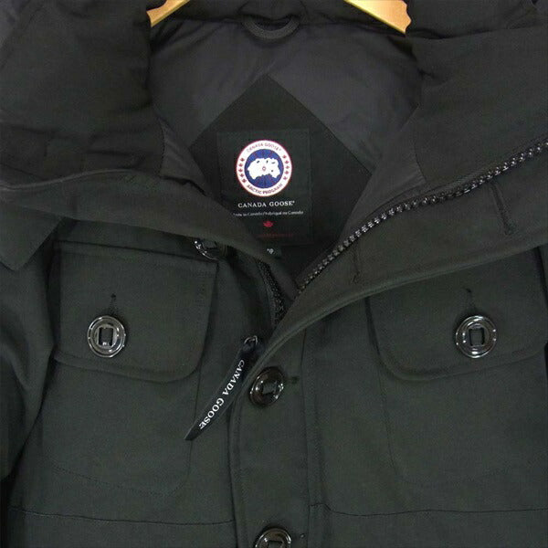 CANADA GOOSE カナダグース 国内正規品 2301JM RUSSEL PARKA ラッセルパーカ ダウン ジャケット 黒系 S/P【中古】