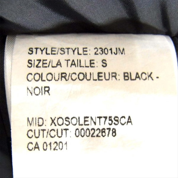 CANADA GOOSE カナダグース 国内正規品 2301JM RUSSEL PARKA ラッセルパーカ ダウン ジャケット 黒系 S/P【中古】