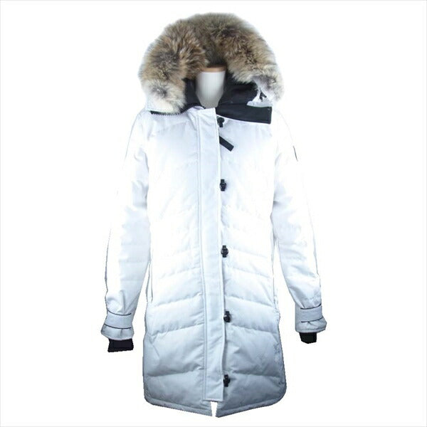 CANADA GOOSE カナダグース 2090LB LORETTE PARKA BLACK LABEL ロレッタ パーカ ダウン レディース ジャケット ホワイト系 L【極上美品】【中古】