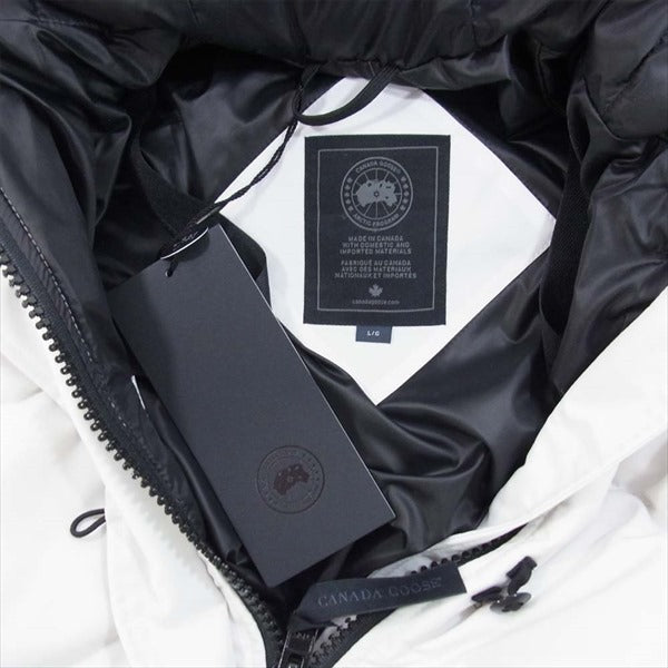 CANADA GOOSE カナダグース 2090LB LORETTE PARKA BLACK LABEL ロレッタ パーカ ダウン レディース ジャケット ホワイト系 L【極上美品】【中古】