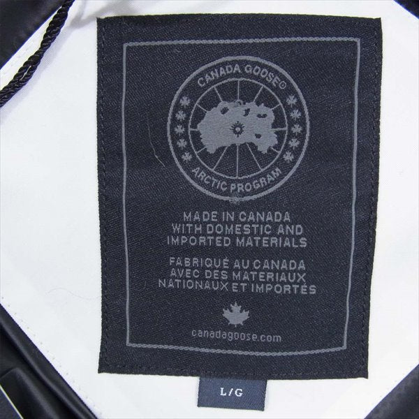 CANADA GOOSE カナダグース 2090LB LORETTE PARKA BLACK LABEL ロレッタ パーカ ダウン レディース ジャケット ホワイト系 L【極上美品】【中古】
