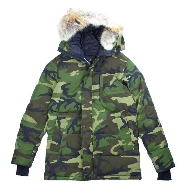 CANADA GOOSE カナダグース 3805M Carson Parka カーソンパーカ ダウン ジャケット グリーン系 S【極上美品】【中古】