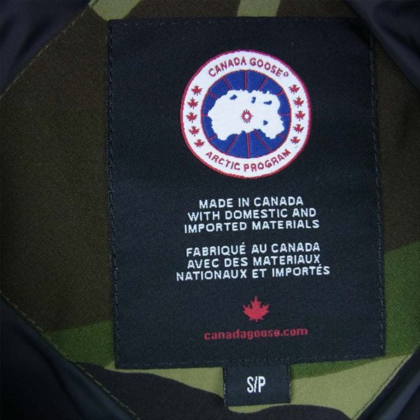 CANADA GOOSE カナダグース 3805M Carson Parka カーソンパーカ ダウン ジャケット グリーン系 S【極上美品】【中古】