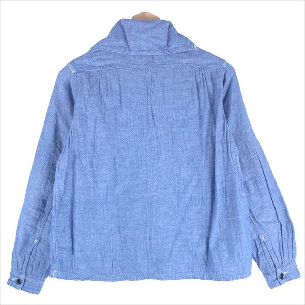 KAPITAL キャピタル コットン 二重セーラー シャツ レディース カットソー 青系 XS【中古】