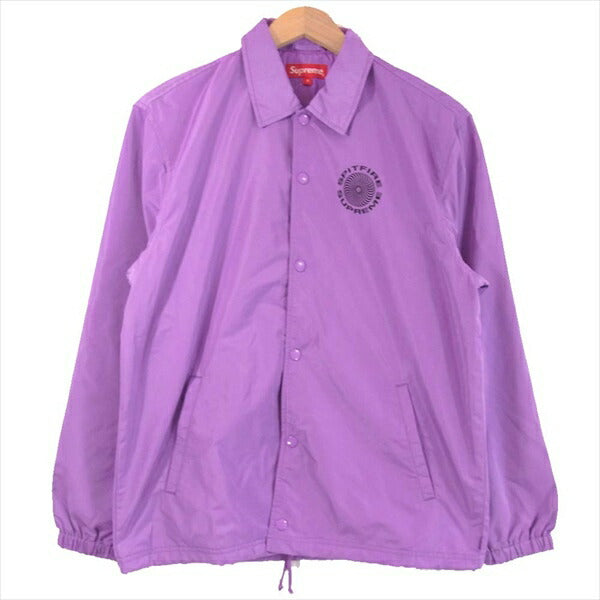 Supreme シュプリーム スピリットファイア Spitfire 18SS Coach Jacket コーチジャケット ブルゾン パープル系 S【極上美品】【中古】