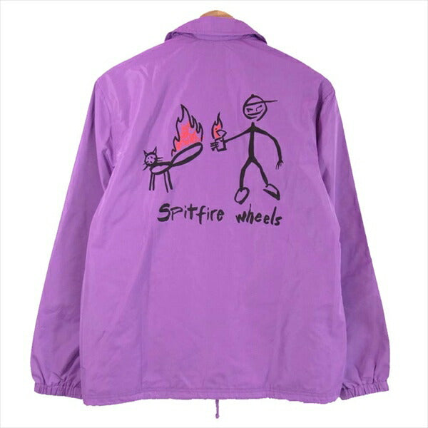 Supreme シュプリーム スピリットファイア Spitfire 18SS Coach Jacket コーチジャケット ブルゾン パープル系 S【極上美品】【中古】