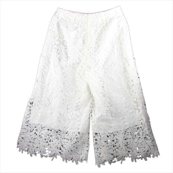 DOUBLE STANDARD CLOTHING ダブルスタンダードクロージング レース レディース パンツ 白系 38【新古品】【未使用】【中古】