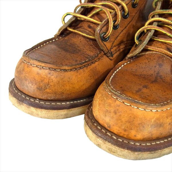 RED WING レッドウィング 875 縦羽タグ アイリッシュセッターブーツ USA製 ブーツ ライトブラウン系 7E【中古】