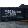 RUDE GALLERY ルードギャラリー Lot5002 ボタンフライ スリム デニム パンツ インディゴブルー系 30【極上美品】【中古】