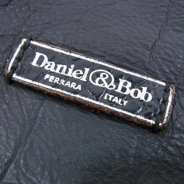 Daniel & Bob ダニエルアンドボブ エディフィス EDIFICE レザー 2WAY ショルダー バッグ ブラック系【中古】