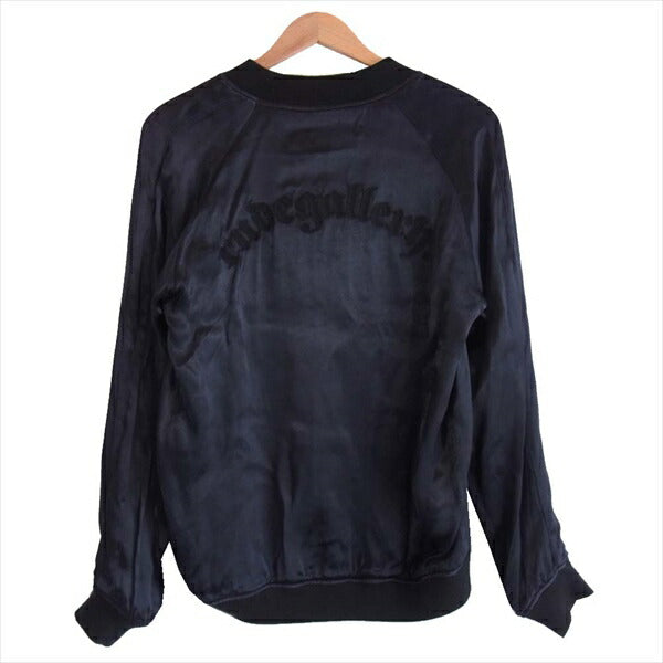 RUDE GALLERY ルードギャラリー マリア刺繍 リバーシブル レーヨン スーベニアジャケット スカジャン 青×黒【中古】