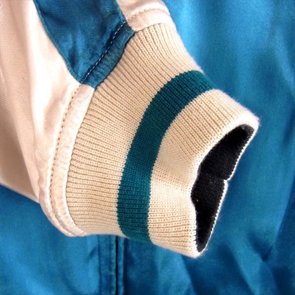 RUDE GALLERY ルードギャラリー マリア刺繍 リバーシブル レーヨン スーベニアジャケット スカジャン 青×黒【中古】