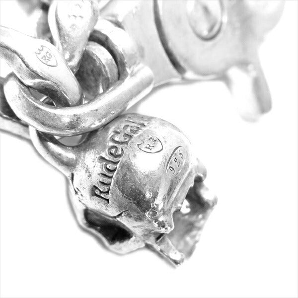 RUDE GALLERY ルードギャラリー WALLET CHAIN スカル トップ ウォレットチェーン シルバー【中古】