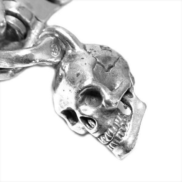 RUDE GALLERY ルードギャラリー WALLET CHAIN スカル トップ ウォレットチェーン シルバー【中古】