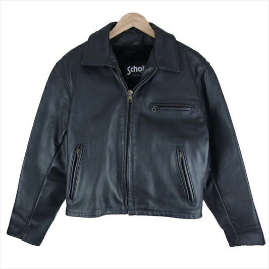schott ショット AT101E ライナー付 シングルライダース ジャケット ブラック系 42【中古】