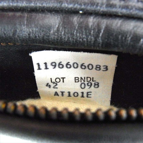 schott ショット AT101E ライナー付 シングルライダース ジャケット ブラック系 42【中古】