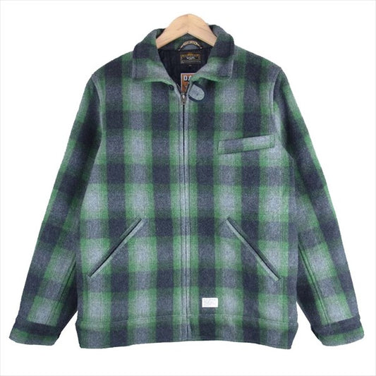 WTAPS ダブルタップス 092GWDT-JKM05 GREASE ウール ジャケット グリーン系 L【中古】