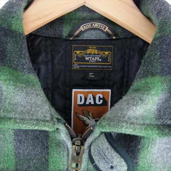 WTAPS ダブルタップス 092GWDT-JKM05 GREASE ウール ジャケット グリーン系 L【中古】