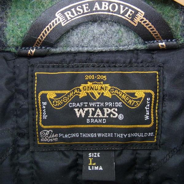 WTAPS ダブルタップス 092GWDT-JKM05 GREASE ウール ジャケット グリーン系 L【中古】