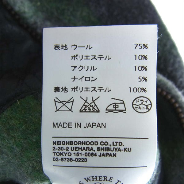 WTAPS ダブルタップス 092GWDT-JKM05 GREASE ウール ジャケット グリーン系 L【中古】