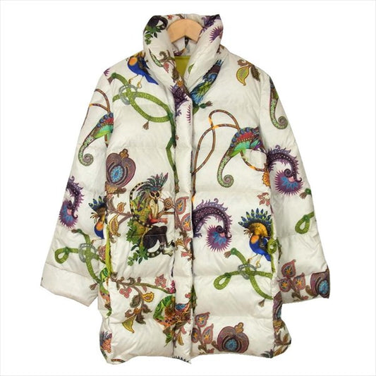 ETRO エトロ 182-13062-9028 via spartaco 3 ダウン レディース ジャケット ホワイト系 40【新古品】【未使用】【中古】