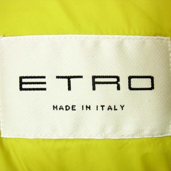 ETRO エトロ 182-13062-9028 via spartaco 3 ダウン レディース ジャケット ホワイト系 40【新古品】【未使用】【中古】