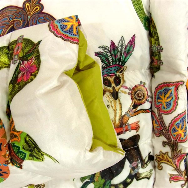 ETRO エトロ 182-13062-9028 via spartaco 3 ダウン レディース ジャケット ホワイト系 40【新古品】【未使用】【中古】