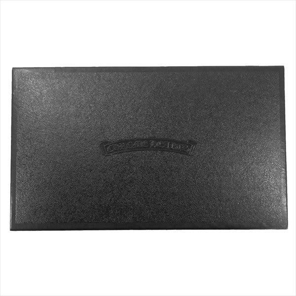 CHROME HEARTS クロムハーツ（原本有） 国内正規店原本付属 WAVE ウェーブ クロスボール ボタン ウォレット 長財布 財布 ブラック系【中古】