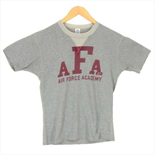 TOY'S McCOY トイズマッコイ AFA プリント クルーネック 半袖 薄手 ショートスリーブ Tシャツ グレー系 S【中古】