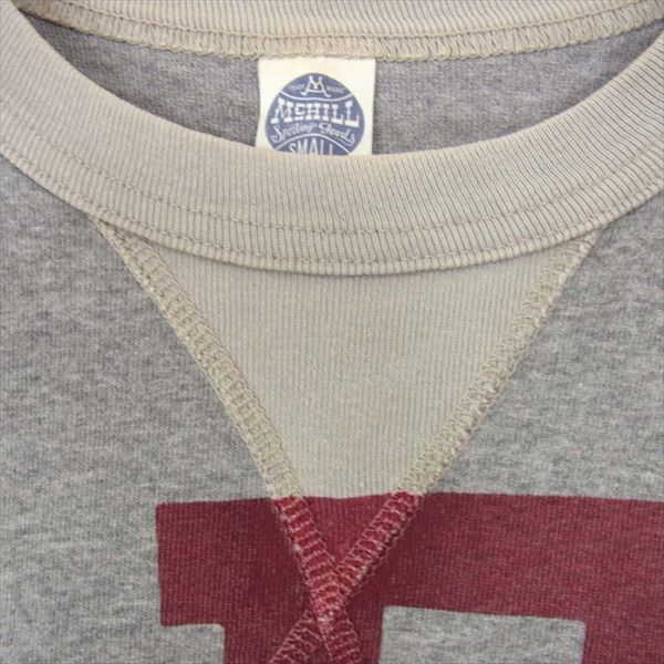 TOY'S McCOY トイズマッコイ AFA プリント クルーネック 半袖 薄手 ショートスリーブ Tシャツ グレー系 S【中古】