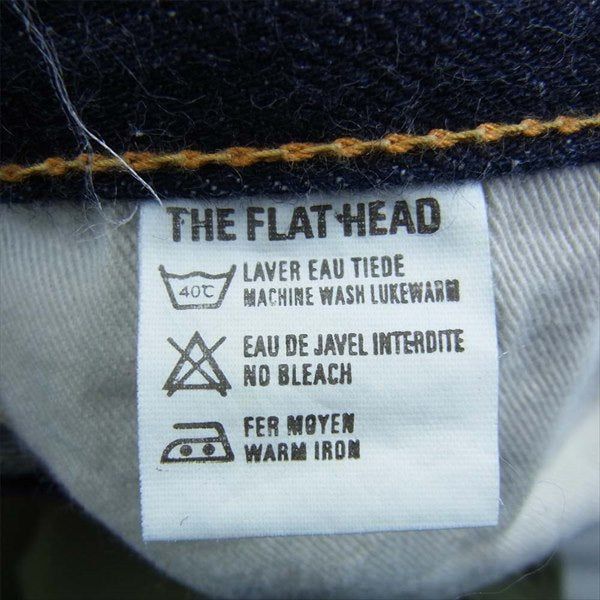 THE FLAT HEAD ザフラットヘッド lotF370 フロンティア ブーツカットデニム レディース パンツ インディゴブルー系 27【中古】