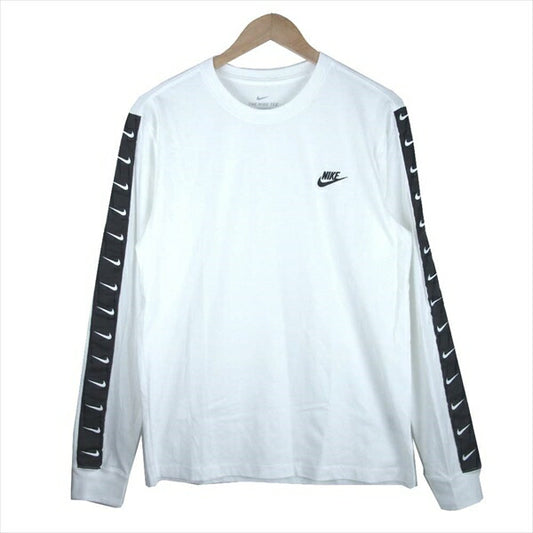 NIKE ナイキ AS M NSW LS TEE HBR SWOOSH AR5057-100 HBR スウッシュ 長袖 Tシャツ 白系【美品】【中古】