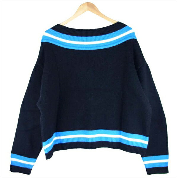 ニット/セーター NEONSIGN COLLEGE KNIT NEON SIGN ネオンサイン 0711 17SS COLLEGE SWEATER Vネック カレッジ