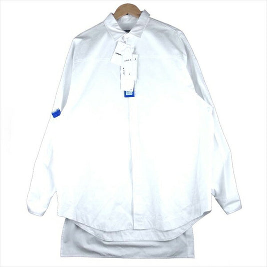 アダーエラー 19SS Manteau Shirt コットン 長袖 オーバーサイズ シャツ 白系 FREE【極上美品】【中古】