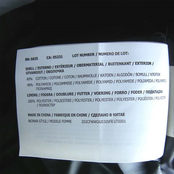 WOOLRICH ウールリッチ WWOU0305 ARCTIC PARKA アークティック パーカ レディース ジャケット ブラック系 S【新古品】【未使用】【中古】