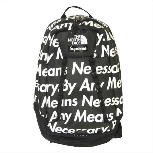 Supreme シュプリーム ノースフェイス The North Face 15AW BASE CAMP CRIMP ベトナム製 バックパック リュック ブラック系【中古】