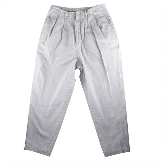 Dulcamara ドゥルカマラ デニム オーバータック デニム パンツ グレー系 2【中古】