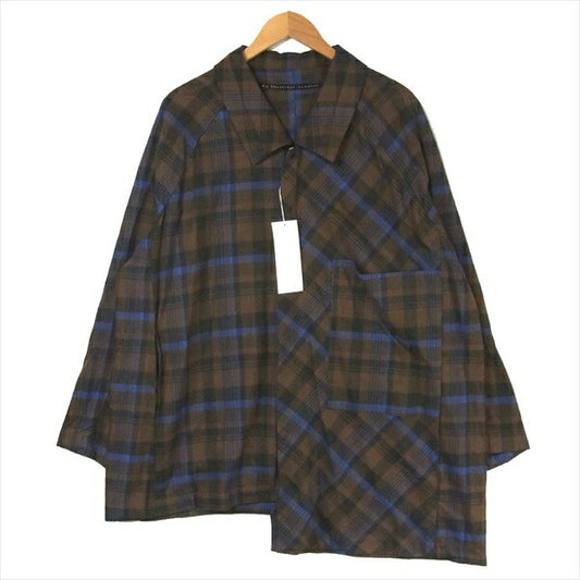 my beautiful land let マイビューティフルランドレット WM01-SH192011 brushed tartan check short blouson チェック ブルゾン ブラウン系 1【極上美品】【中古】
