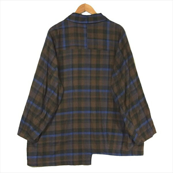 my beautiful land let マイビューティフルランドレット WM01-SH192011 brushed tartan check short blouson チェック ブルゾン ブラウン系 1【極上美品】【中古】
