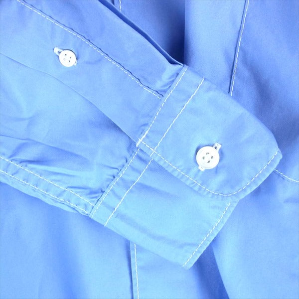 COMME des GARCONS HOMME コムデギャルソンオム HA-B101 AD18 ブロード 長袖シャツ 水色系【中古】