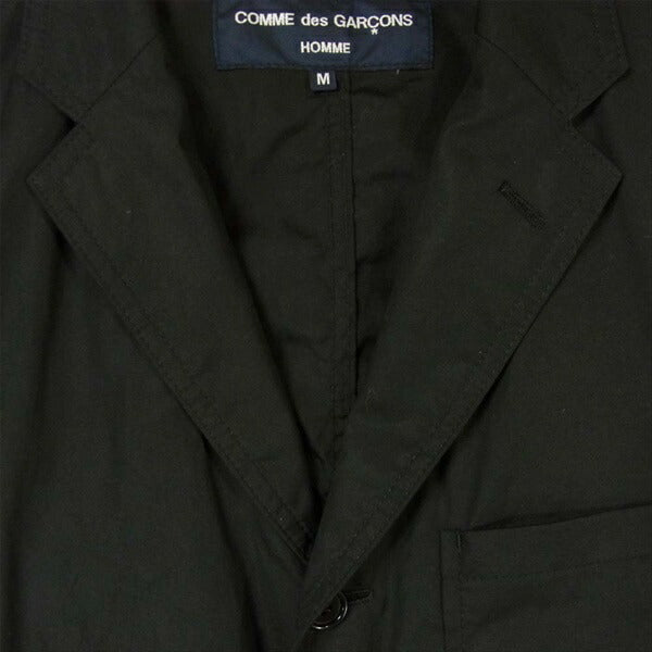 COMME des GARCONS HOMME コムデギャルソンオム AD18 HA-J102 タイプライター 3Bテーラードジャケット ブラック系 M【中古】