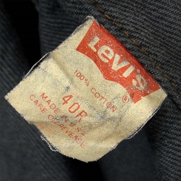 Levi's リーバイス 70506 3rd USA製 デニム ジャケット インディゴブルー系 40【中古】
