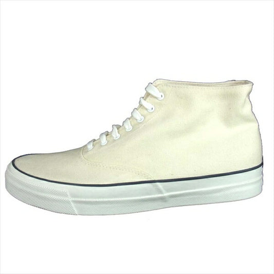 アナトミカ 540-501-0205 ×ワクワ WAKOUWA WAK DECK SHOES HI WHITE SOLE ハイカット スニーカー ホワイト系 26cm【美品】【中古】