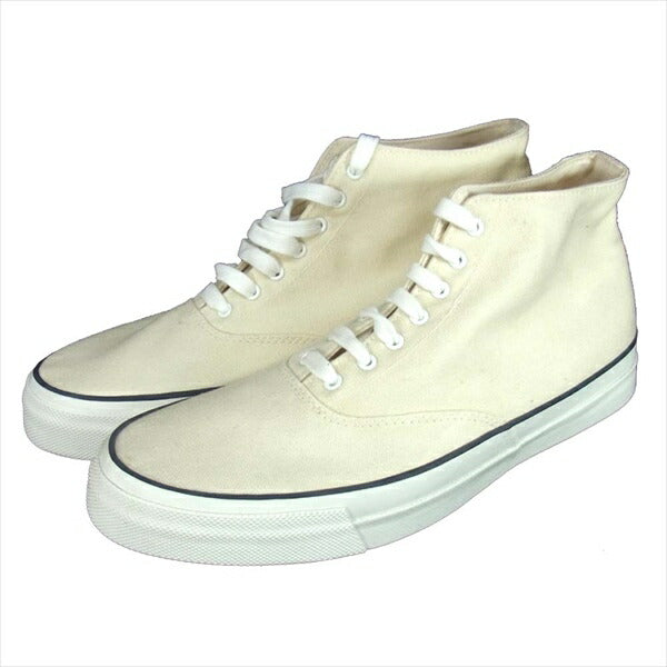 アナトミカ 540-501-0205 ×ワクワ WAKOUWA WAK DECK SHOES HI WHITE SOLE ハイカット スニーカー ホワイト系 26cm【美品】【中古】