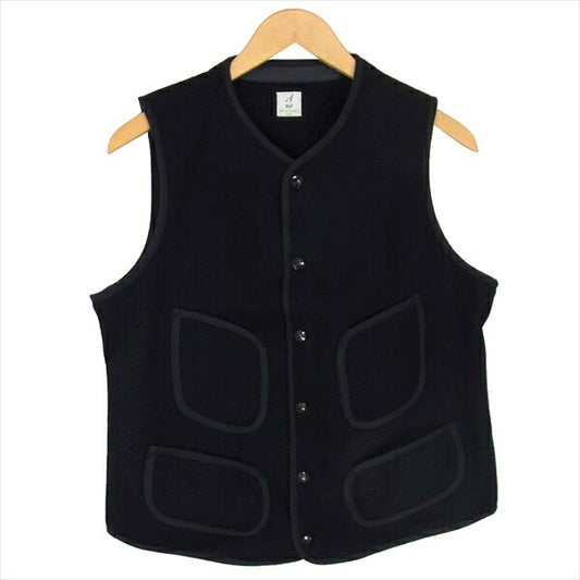 アナトミカ 530-522-08 BROWNS BEACH VEST ビーチ クロス ベスト ジレ ネイビー系 40【美品】【中古】