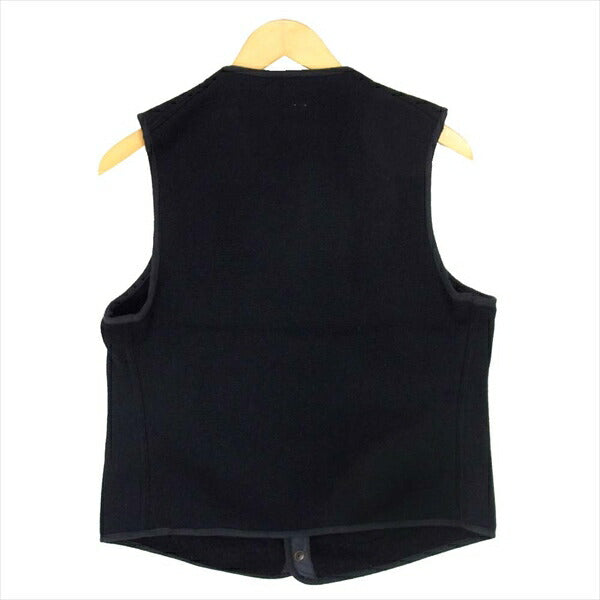 アナトミカ 530-522-08 BROWNS BEACH VEST ビーチ クロス ベスト ジレ ネイビー系 40【美品】【中古】