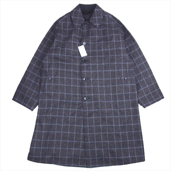 アナトミカ 20AW 530-552-02 SINGLE RAGLAN 2 S-P GABARDINE リバーシブル シングル ラグラン コート ブラック系 46【新古品】【未使用】【中古】