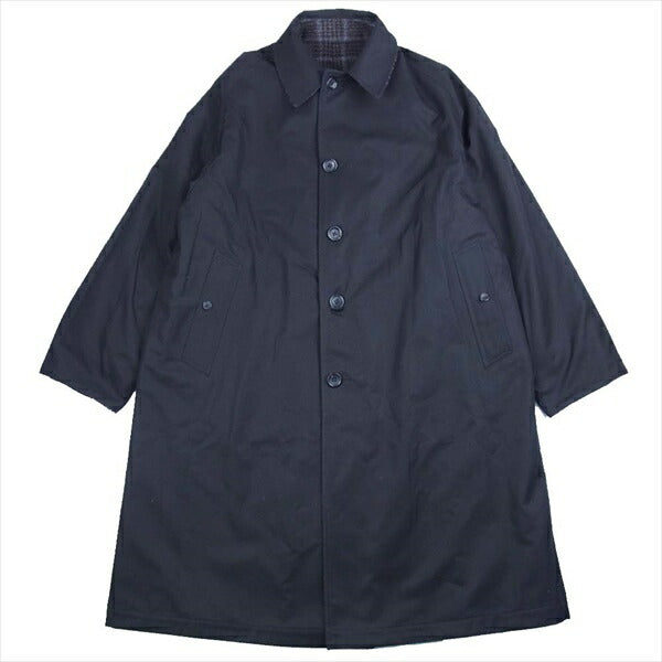アナトミカ 20AW 530-552-02 SINGLE RAGLAN 2 S-P GABARDINE リバーシブル シングル ラグラン コート ブラック系 46【新古品】【未使用】【中古】